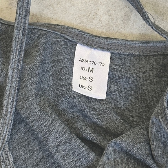 3/$20 bundle deal!! Charcoal Racerback Tank Top for Women - Picture 4 of 5